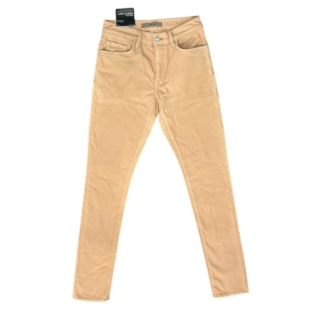 Joe's Jeans Kinetic Dean French Terry Slim Tapered Tan Slim Jean size 28 NEW Tag